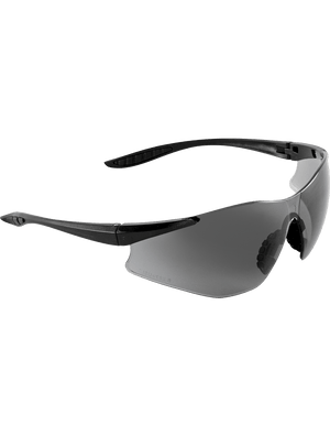 Snipefish® Smoke Anti-Fog Lens, Matte Black Frame Safety Glasses - BH763AF