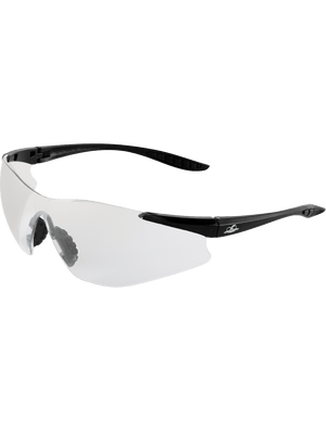 Snipefish® Indoor/Outdoor Anti-Fog Lens, Matte Black Frame Safety Glasses - BH766AF