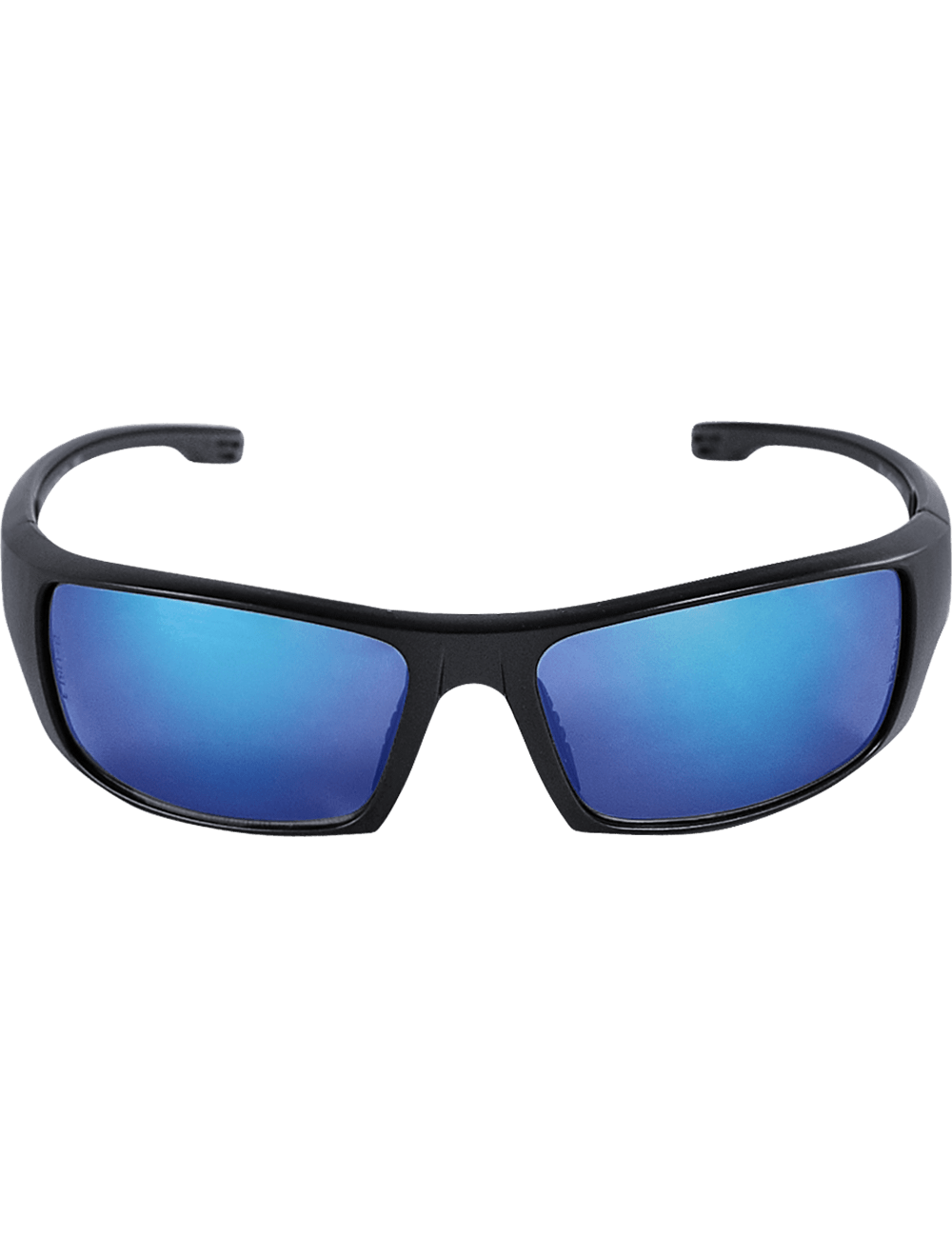 Dorado® Blue Mirror Lens, Matte Black Frame Safety Glasses - BH969