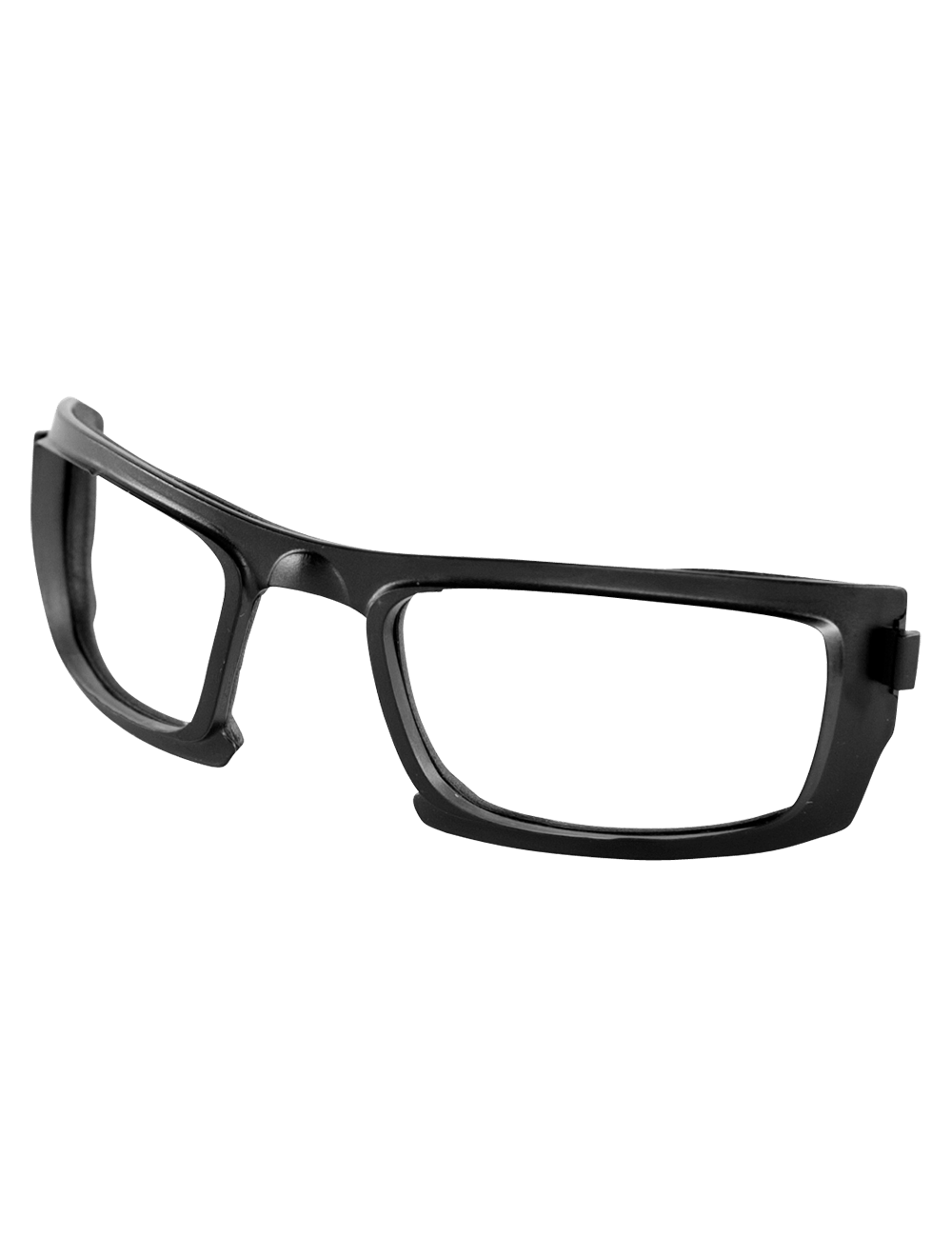 Dorado® Blue Mirror Lens, Matte Black Frame Safety Glasses - BH969