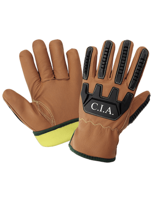 Impact, Oil, Water, Cut, and Flame Resistant Goatskin Gloves - CIA3800