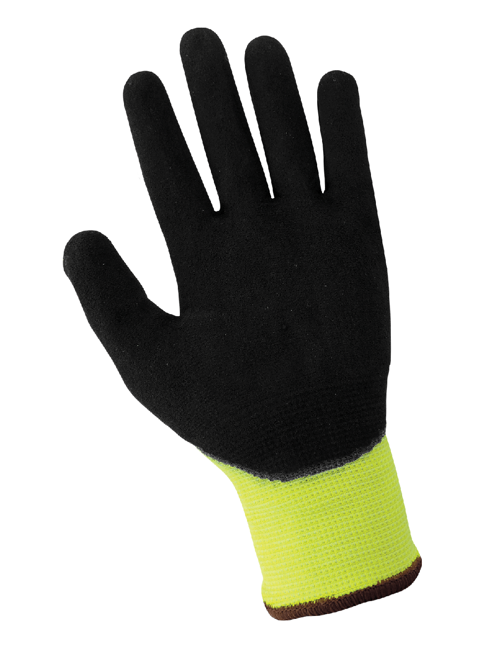 Vise Gripster® C.I.A. High-Visibility Double Mach Finish Nitrile Coated Impact Gloves with Cut, Impact, Abrasion, and Puncture Resistance - CIA501MF