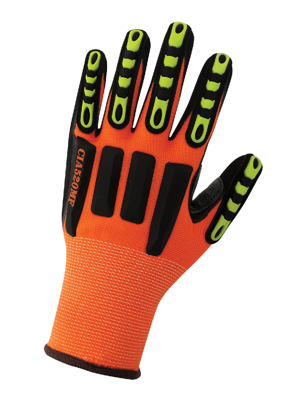 Vise Gripster® C.I.A. High-Visibility Double Mach Finish Nitrile Coated Gloves with Cut, Abrasion, Puncture, and Impact Protection - CIA520MF
