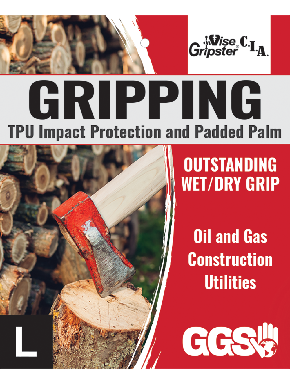 Vise Gripster® C.I.A. High-Visibility Double Mach Finish Nitrile Coated Gloves with Cut, Abrasion, Puncture, and Impact Protection - CIA520MF