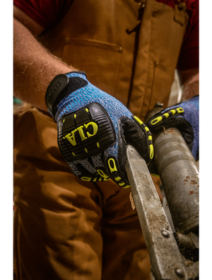 Vise Gripster® C.I.A. Cut, Impact, Puncture, and Abrasion Resistant Nitrile Double-Coated Gloves - CIA617V
