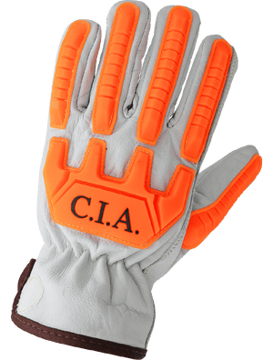 High-Visibility Cut and Impact Resistant Buffalo Leather Drivers Gloves - CIA7700