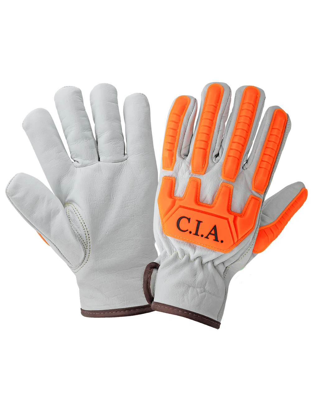 High-Visibility Cut and Impact Resistant Buffalo Leather Drivers Gloves - CIA7700