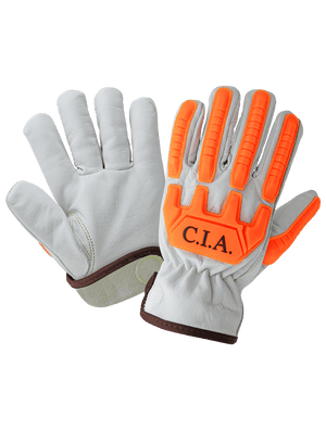 High-Visibility Cut and Impact Resistant Buffalo Leather Drivers Gloves - CIA7700