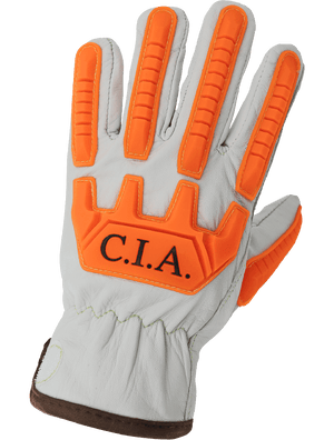 High-Visibility Cut, Impact, Oil, and Water-Resistant Premium Leather Drivers Gloves - CIA7900