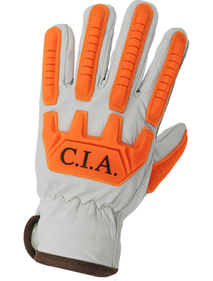 High-Visibility Cut, Impact, Oil, and Water-Resistant Premium Leather Drivers Gloves - CIA7900