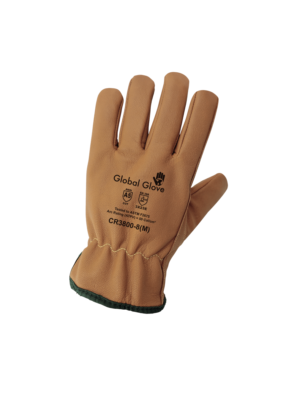 Oil, Water, Cut, Abrasion, Puncture, and Flame Resistant Grain Goatskin Gloves - CR3800