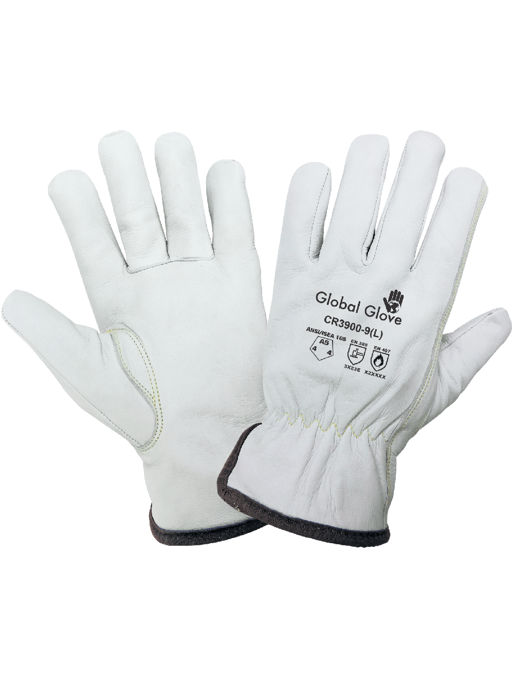Cut, Abrasion, and Puncture Resistant Grain Goatskin Gloves - CR3900