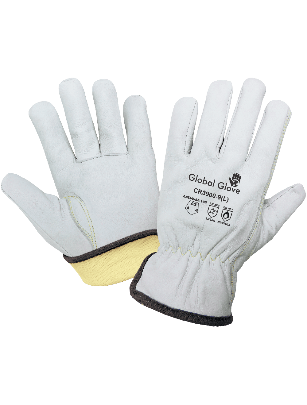 Cut, Abrasion, and Puncture Resistant Grain Goatskin Gloves - CR3900