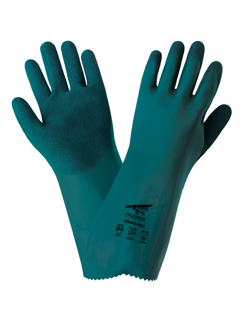 FrogWear® Cut Resistance Performance Chemical and Cut Resistant Gloves - CR492