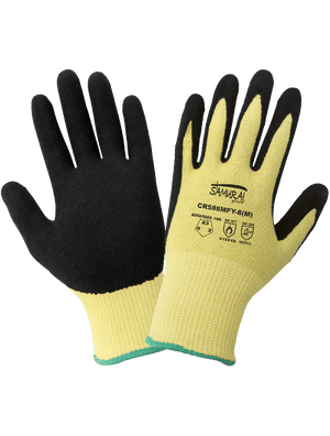 Samurai Glove® Cut Resistant Nitrile Palm-Coated Gloves - CR588MFY
