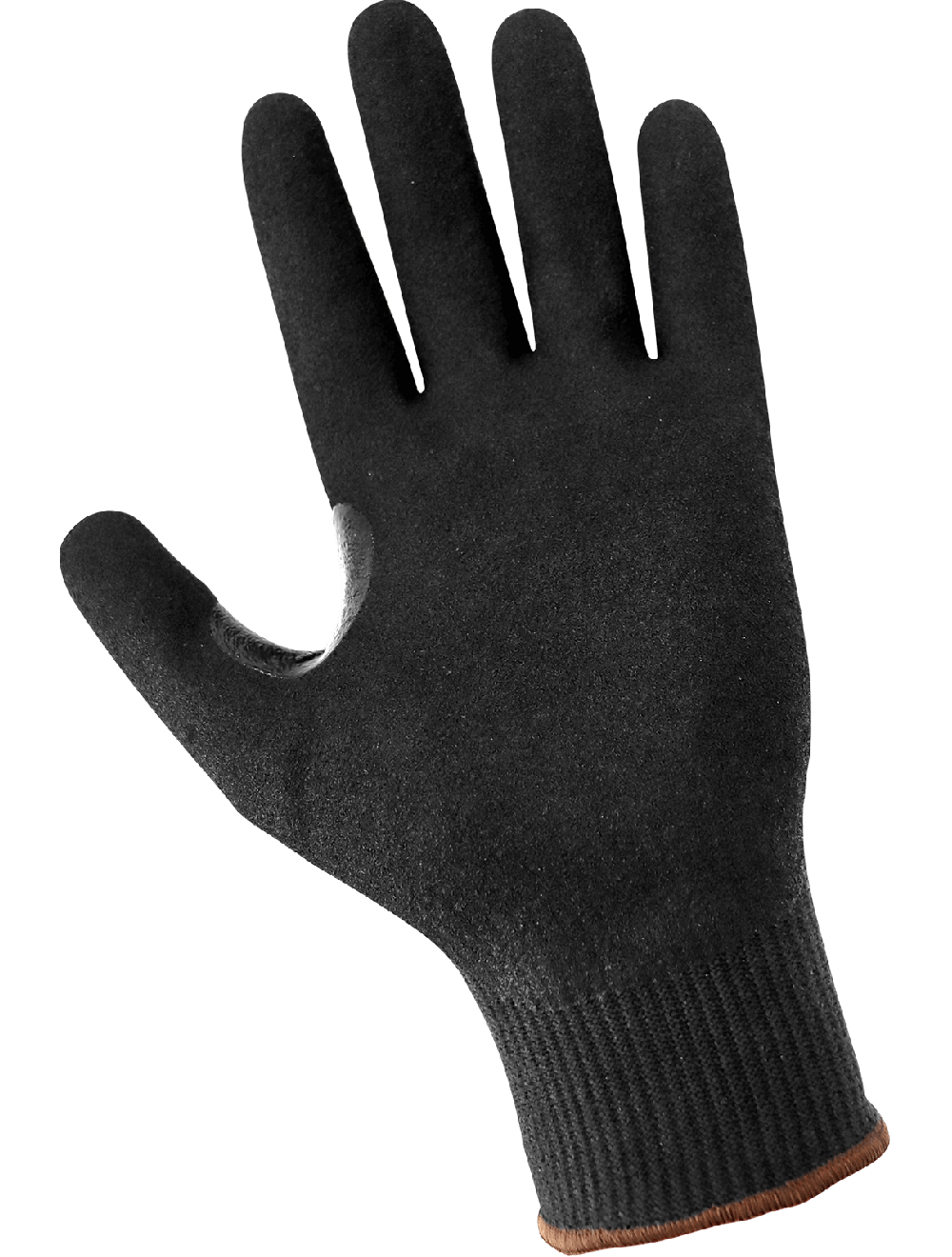 Samurai Glove® Cut, Abrasion, and Puncture Resistant Black Aralene Nitrile-Coated Gloves - CR588MF