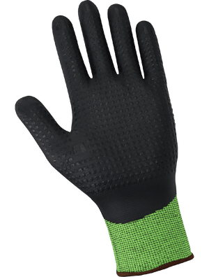 Samurai Glove® High-Visibility Cut Resistant Fully Coated Gloves Made with 18-Gauge Tuffalene® Platinum - CR888D