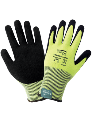 Samurai Glove® High-Visibility Cut, Abrasion, and Puncture Resistant Gloves Made with Tuffalene® Platinum - CR915MF