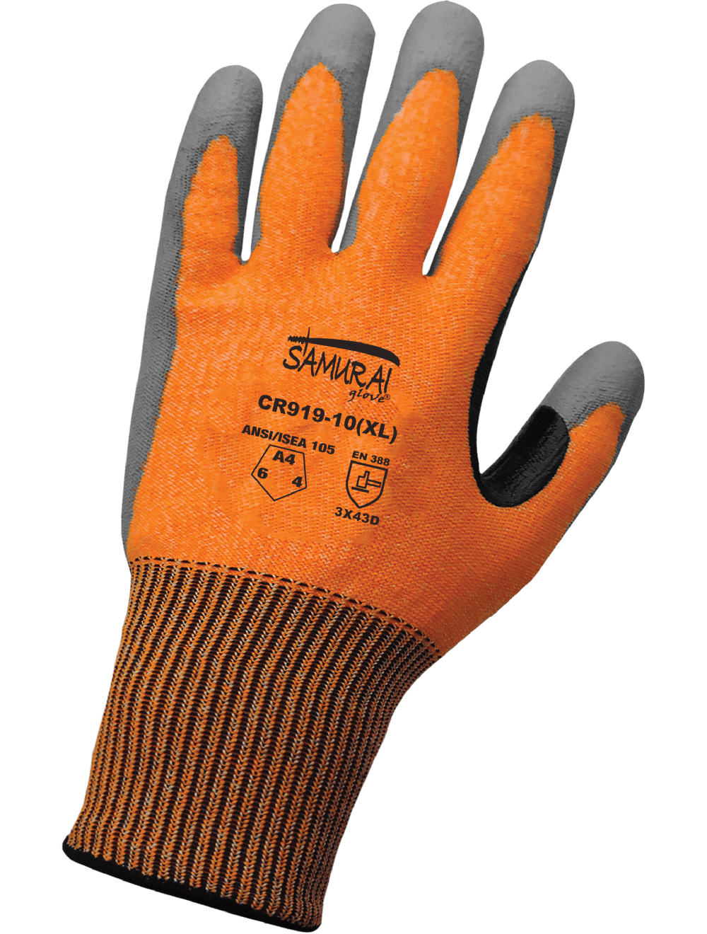 Samurai Glove® Cut, Abrasion, and Puncture Resistant Touch Screen Responsive Gloves - CR919