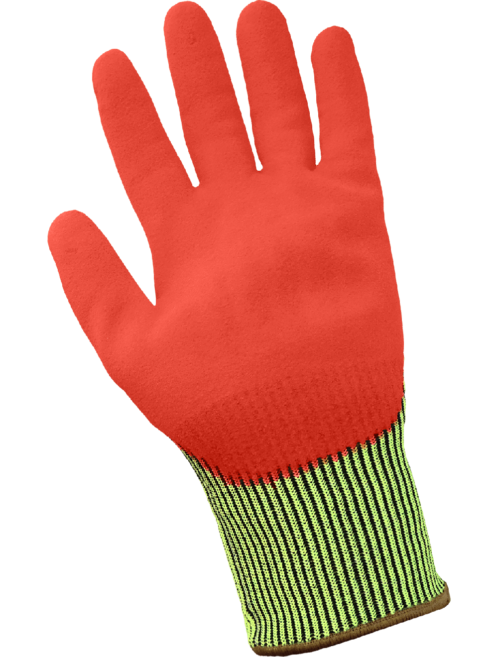 Samurai Glove® High-Visibility Cut, Abrasion, and Puncture Resistant Mach Finish Nitrile Double-Dipped Gloves - LIMITED STOCK - CR998MF