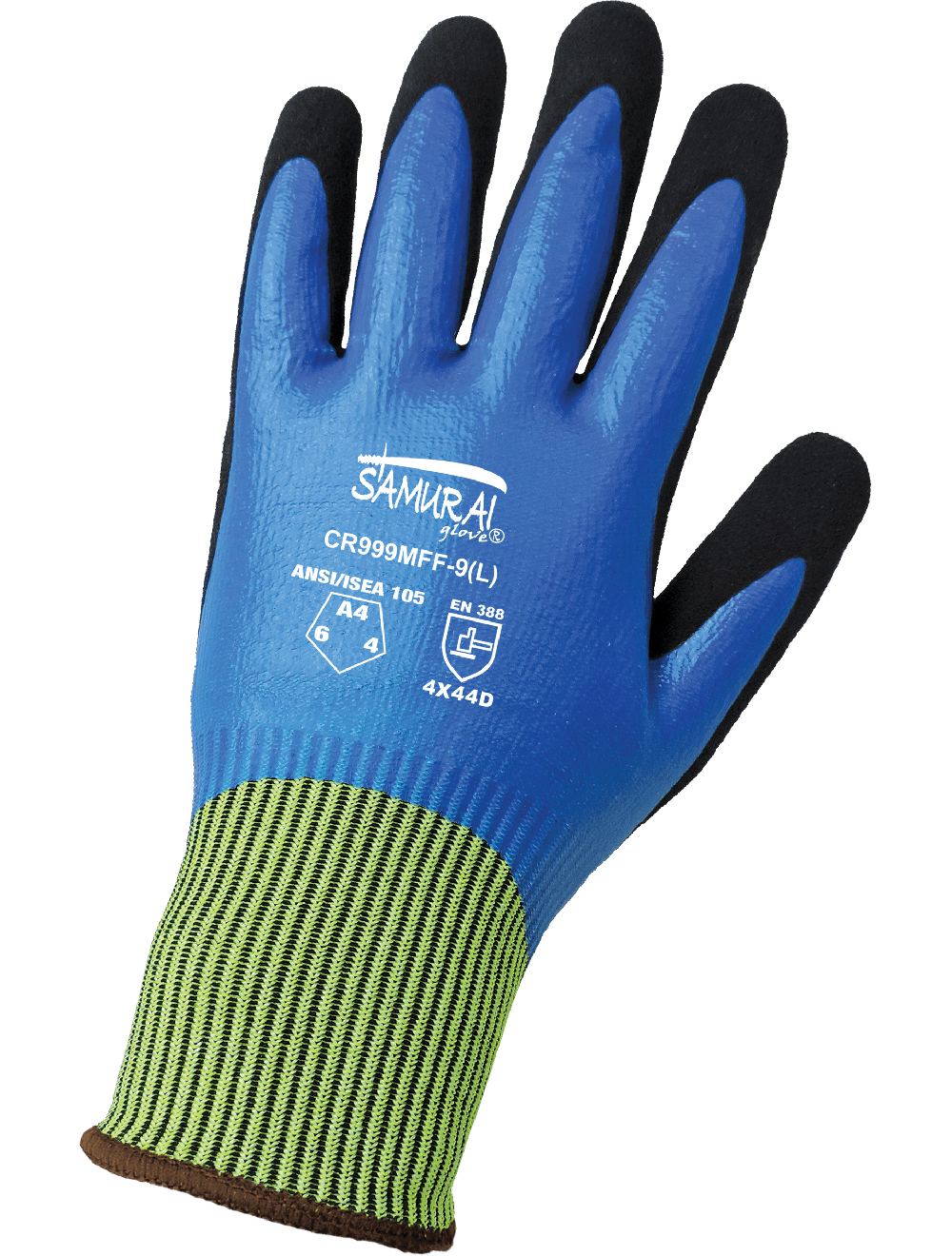 Samurai Glove® Tuffalene® Liquid and Cut Resistant Double-Coated Gloves - CR999MFF