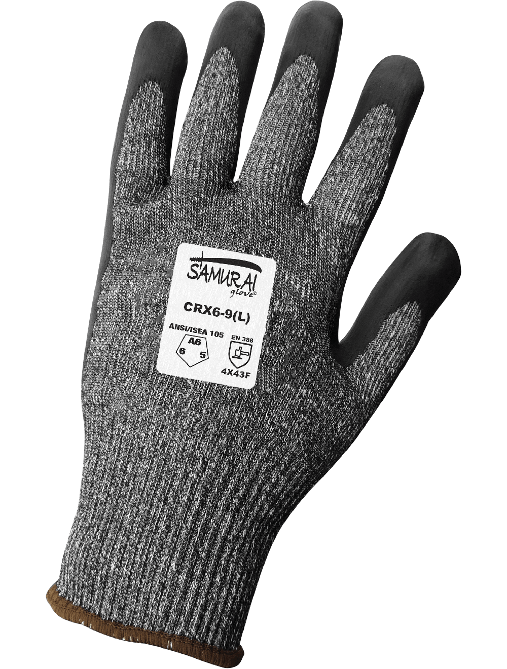Samurai Glove® Tuffalene® Cut, Abrasion, and Puncture Resistant Foam Nitrile-Coated Palm Gloves - LIMITED STOCK - CRX6
