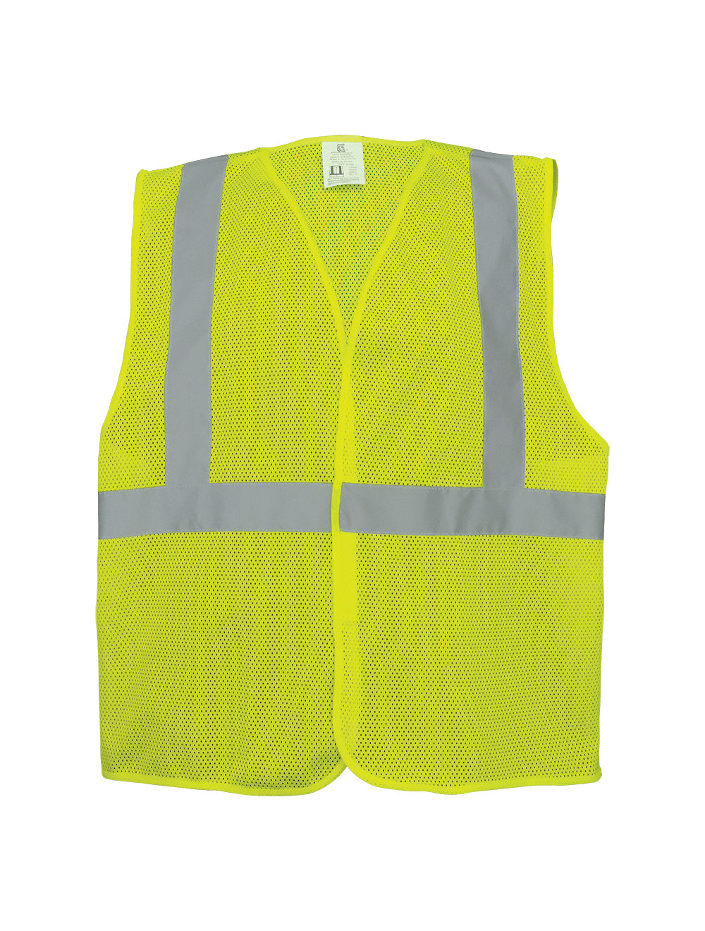 FrogWear® HV High-Visibility Lightweight Mesh Polyester Safety Vest - GLO-001VE