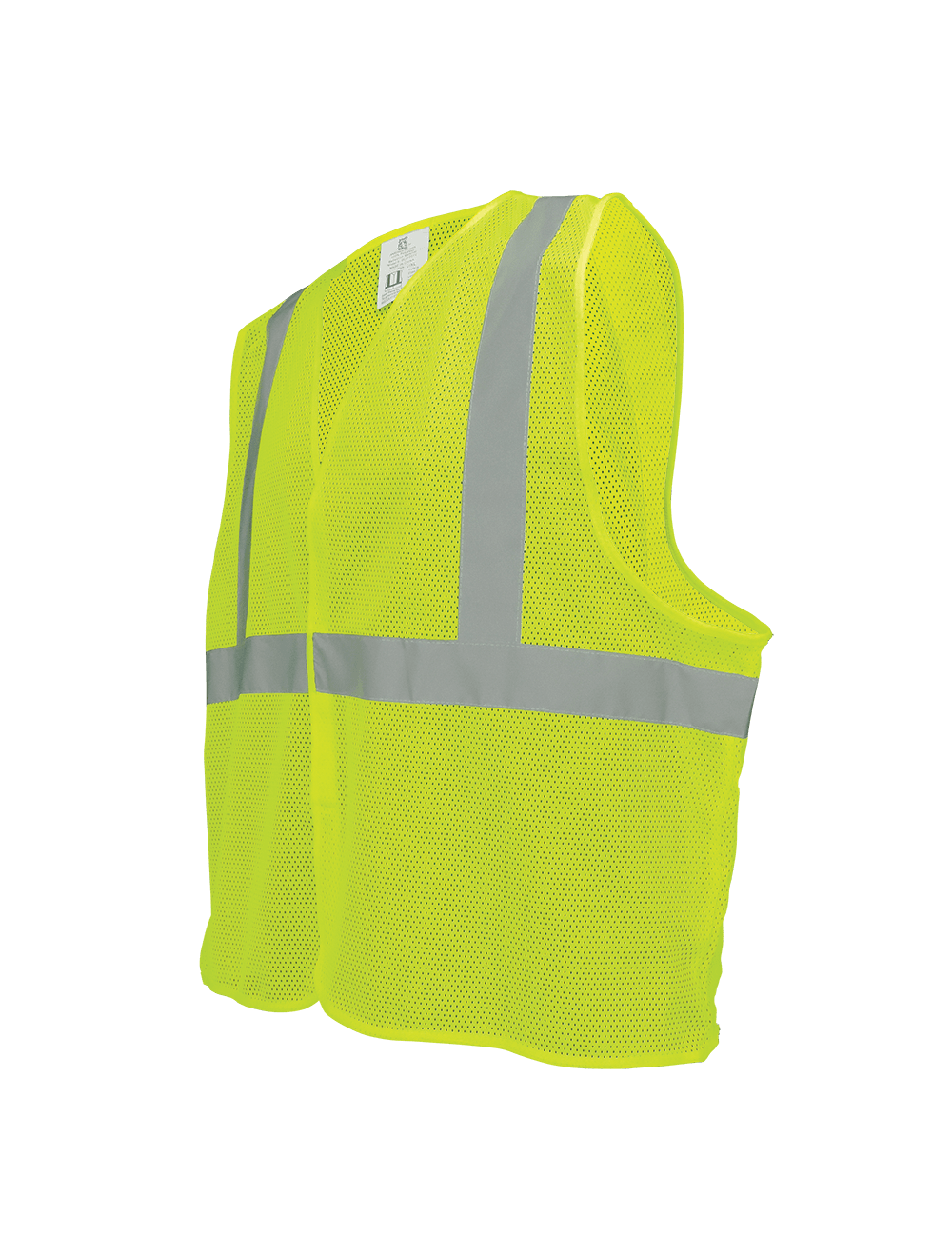 FrogWear® HV High-Visibility Lightweight Mesh Polyester Safety Vest - GLO-001VE
