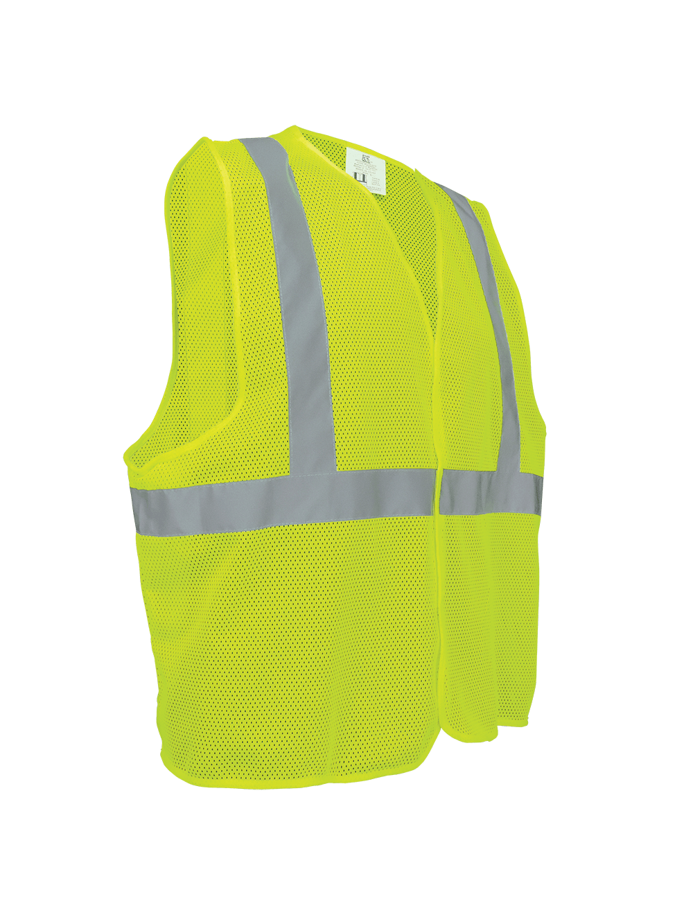 FrogWear® HV High-Visibility Lightweight Mesh Polyester Safety Vest - GLO-001VE