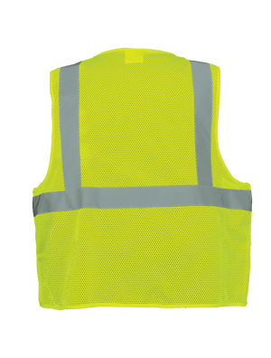 FrogWear® HV High-Visibility Lightweight Mesh Polyester Safety Vest - GLO-001