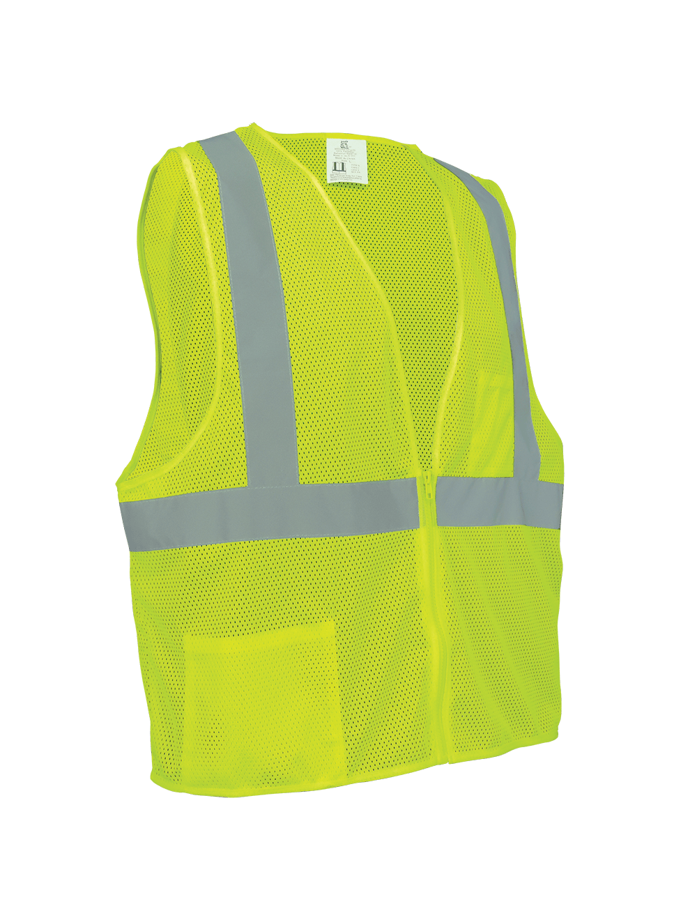FrogWear® HV High-Visibility Lightweight Mesh Polyester Safety Vest - GLO-001