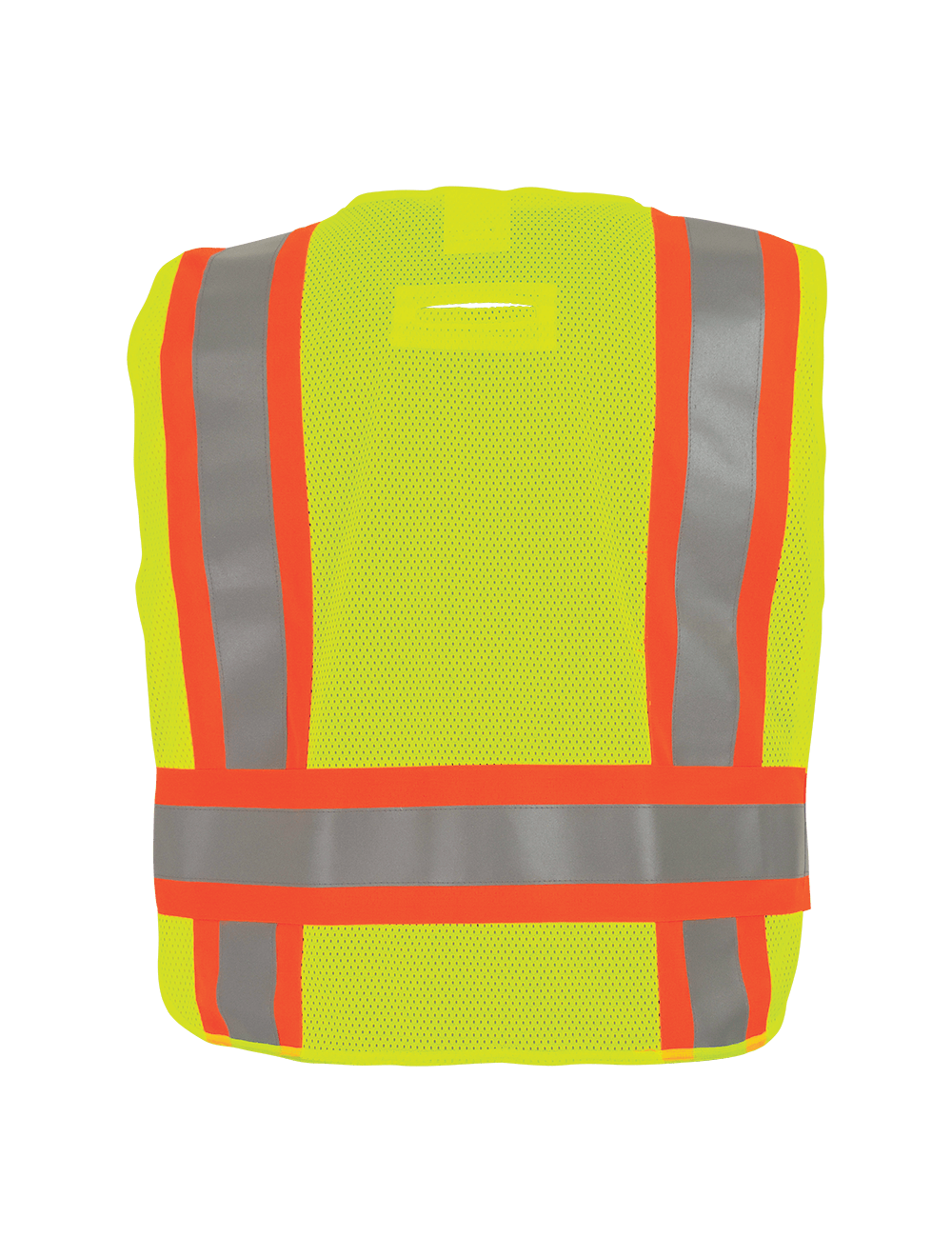 FrogWear® HV High-Visibility Mesh Polyester Adjustable Vest - GLO-002ADJ