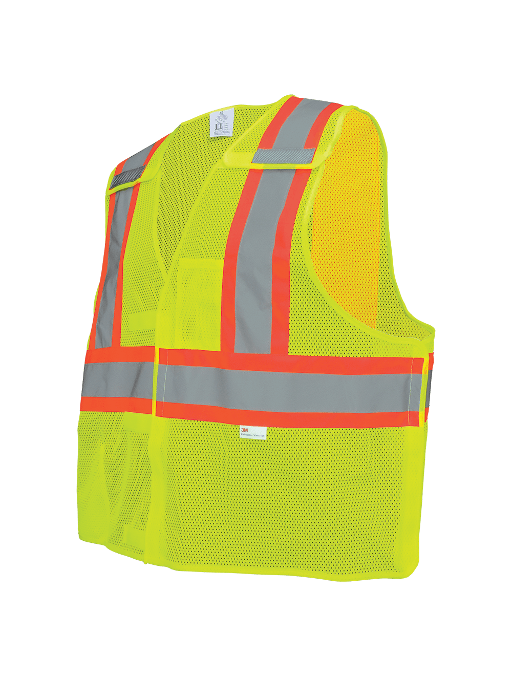FrogWear® HV High-Visibility Polyester Breakaway Safety Vest - GLO-002BA