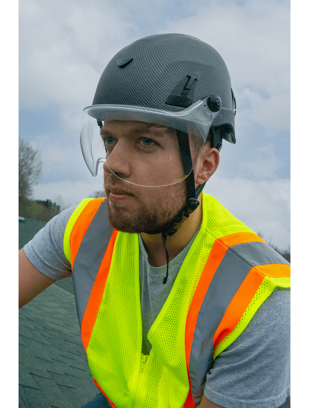 FrogWear® HV Yellow/Green Lightweight Mesh Polyester Vest with Contrasting Trim - GLO-002