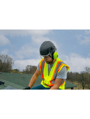 FrogWear® HV Yellow/Green Lightweight Mesh Polyester Vest with Contrasting Trim - GLO-002