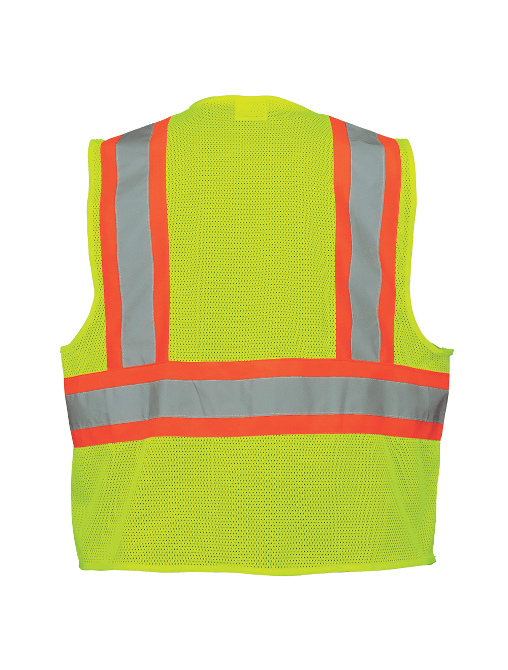 FrogWear® HV Yellow/Green Lightweight Mesh Polyester Vest with Contrasting Trim - GLO-002