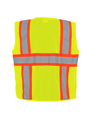 FrogWear® HV Solid and Mesh Surveyors Vest - GLO-003