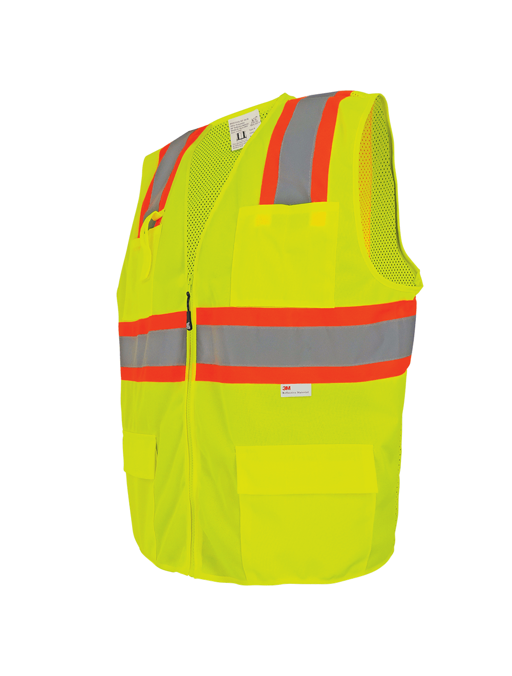 FrogWear® HV Solid and Mesh Surveyors Vest - GLO-003