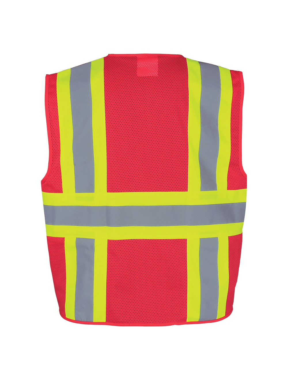 FrogWear® HV Lightweight High-Visibility Red Mesh Surveyor Vest - GLO-0055