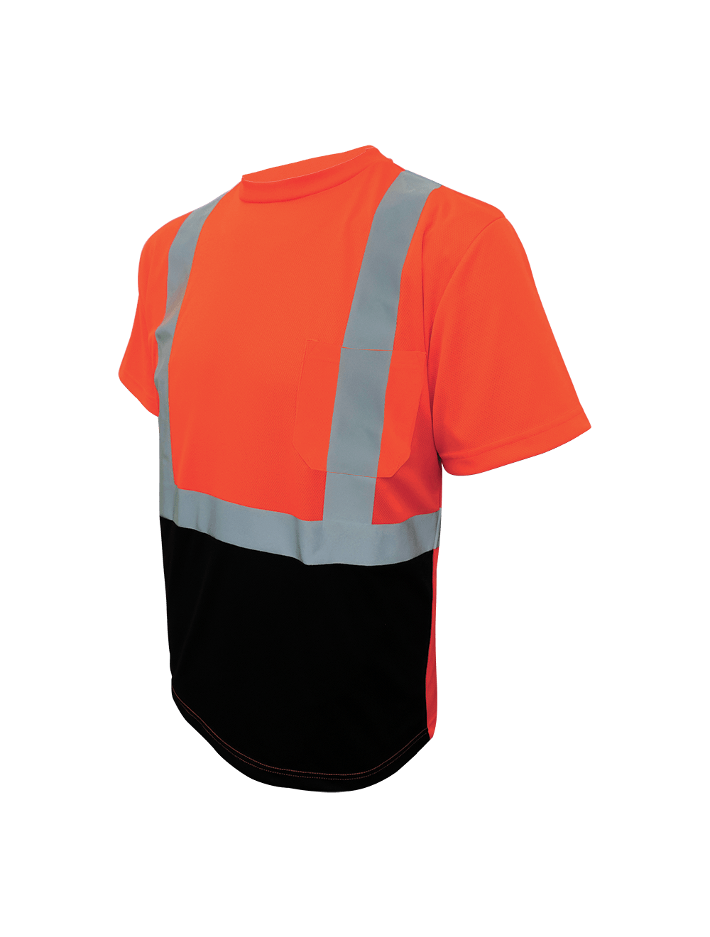 FrogWear® HV Self-Wicking Polyester Short-Sleeved Shirt - GLO-005B