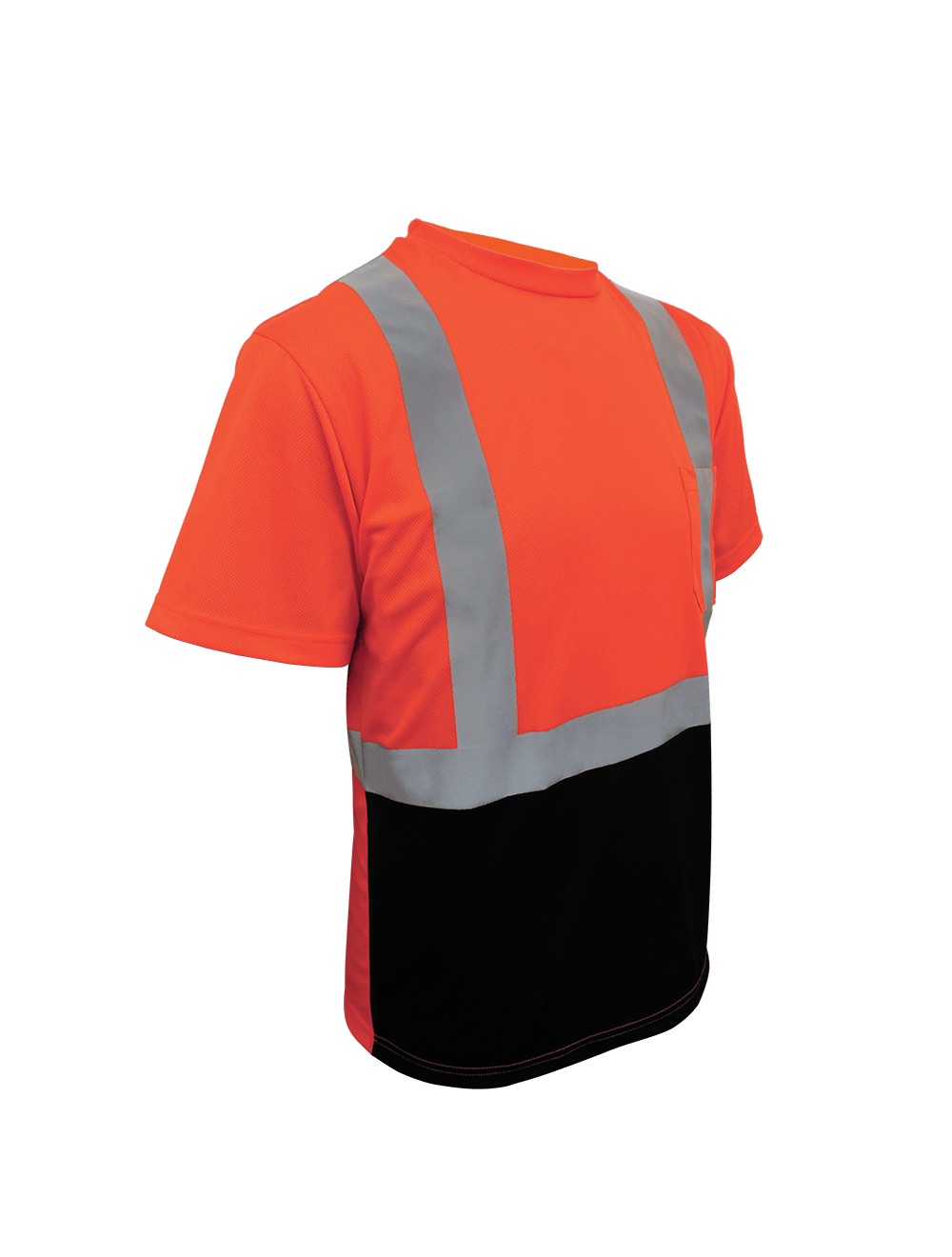 FrogWear® HV Self-Wicking Polyester Short-Sleeved Shirt - GLO-005B