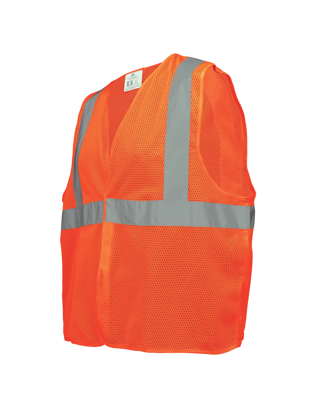 FrogWear® HV Lightweight Orange Mesh Polyester Safety Vest - GLO-006V