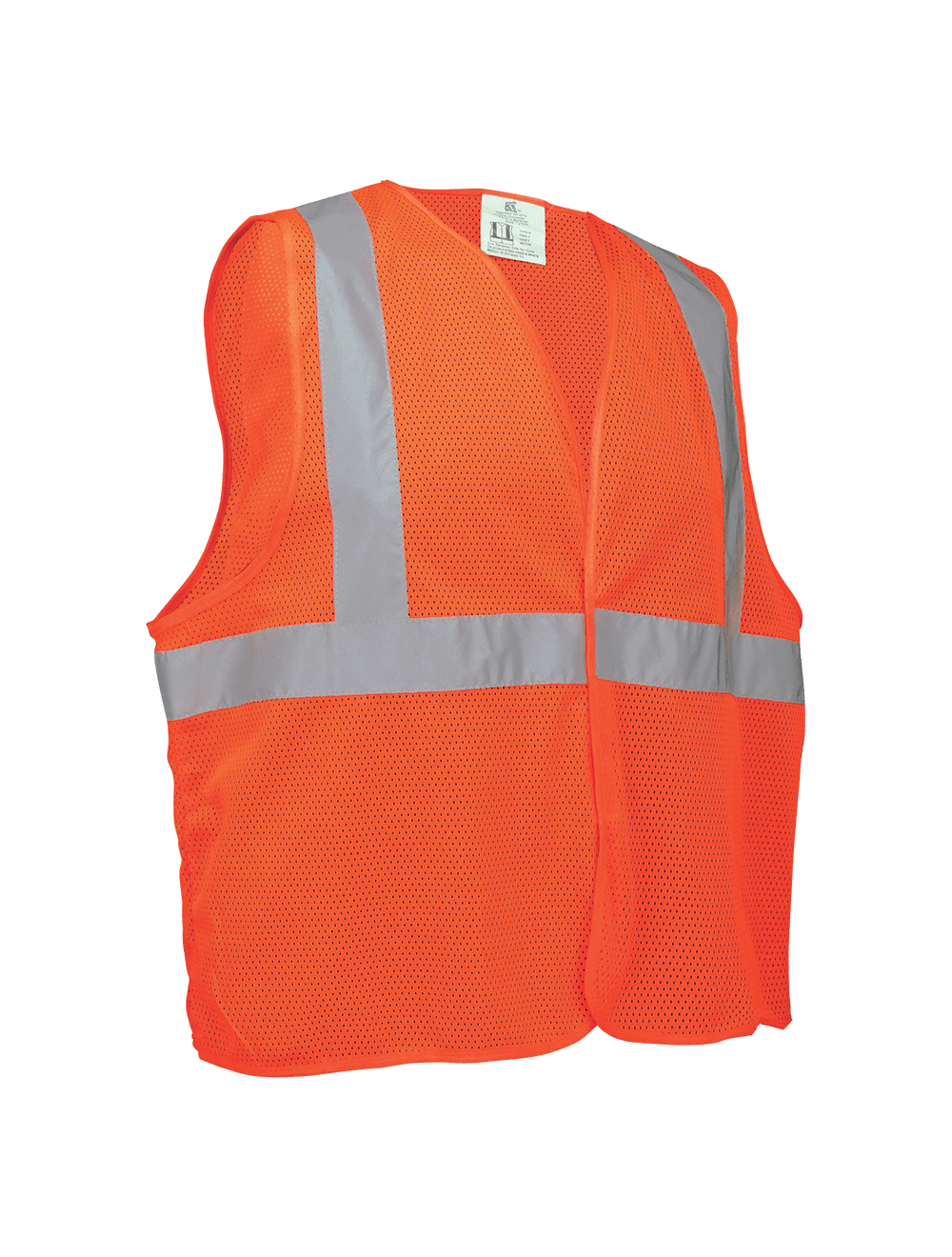 FrogWear® HV Lightweight Orange Mesh Polyester Safety Vest - GLO-006V