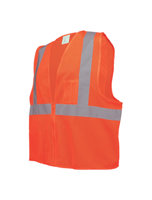 FrogWear® HV Lightweight Mesh Polyester Safety Vest - GLO-006