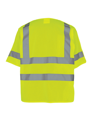 FrogWear® HV Lightweight Mesh Polyester Breakaway Safety Vest - GLO-011BA
