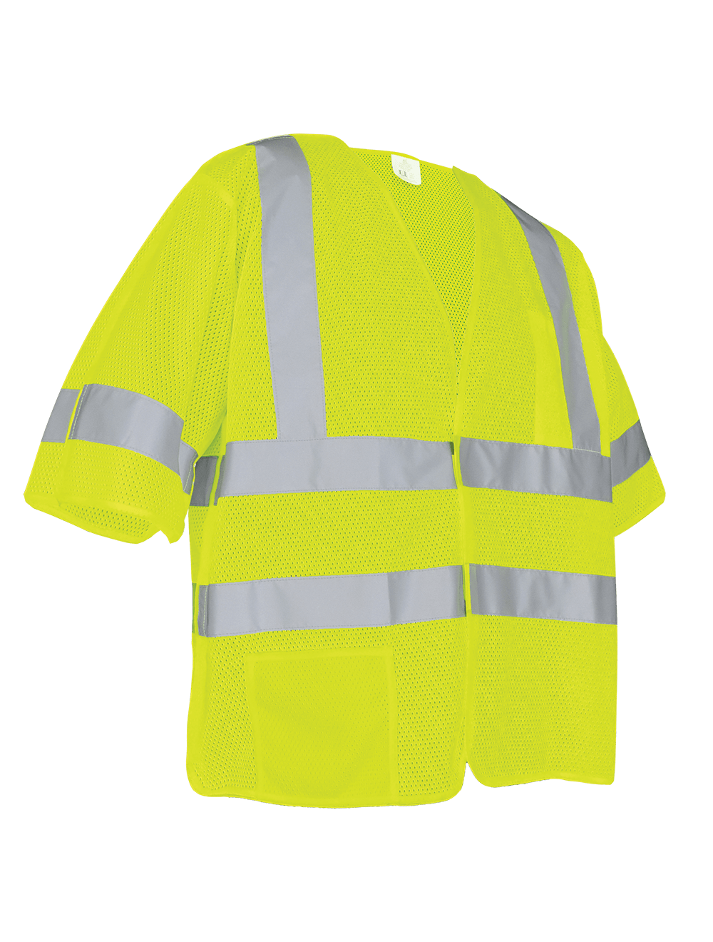 FrogWear® HV Lightweight Mesh Polyester Breakaway Safety Vest - GLO-011BA