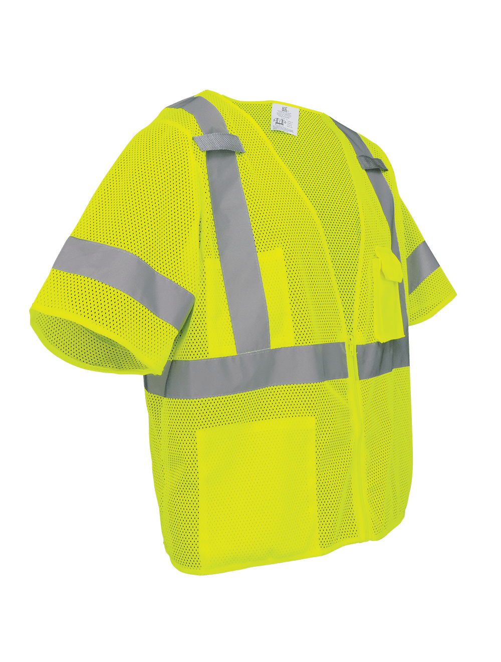 FrogWear® HV Mesh Polyester Short-Sleeved Vest - GLO-011