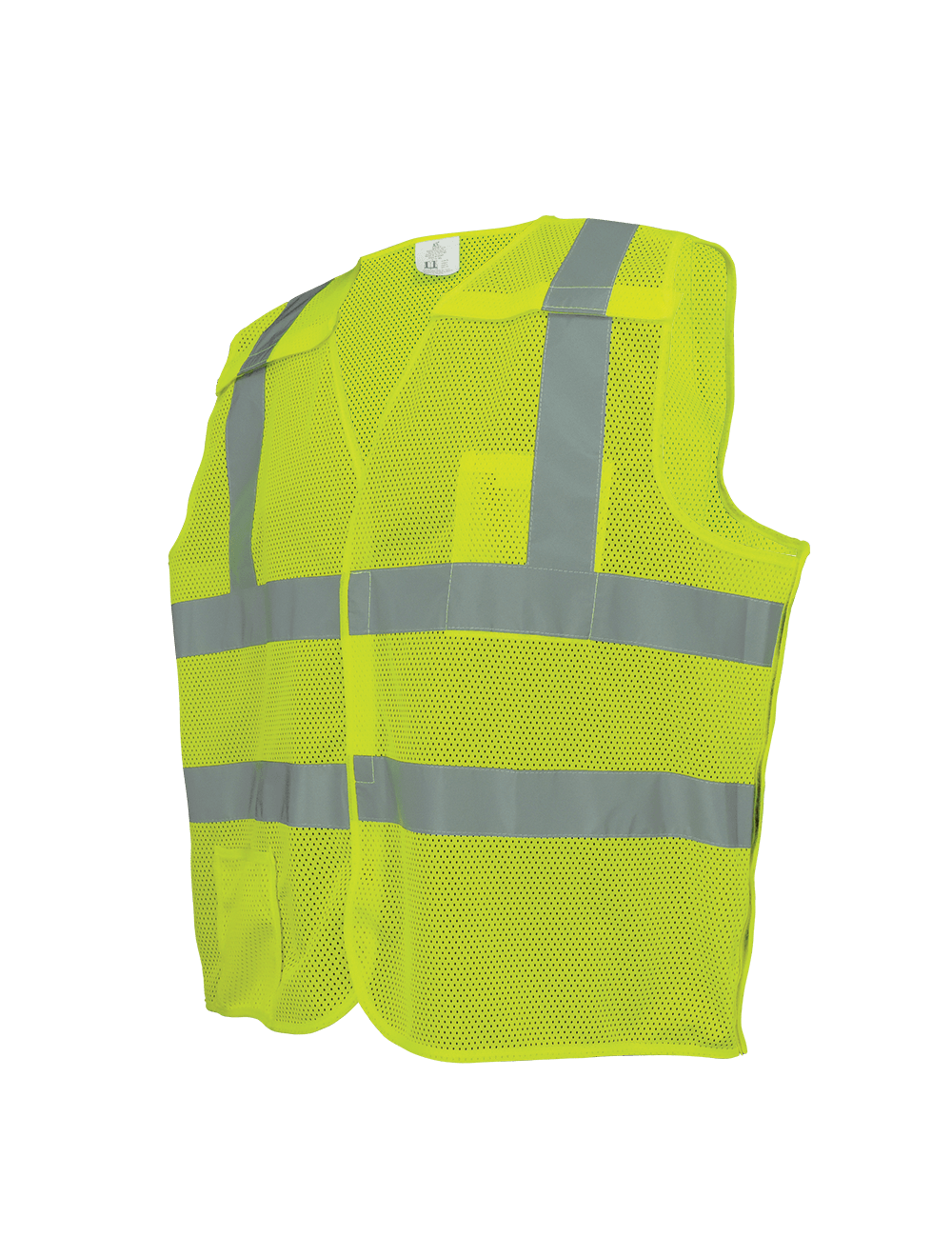 FrogWear® HV Yellow/Green Lightweight Mesh Polyester Breakaway Vest - GLO-01BA