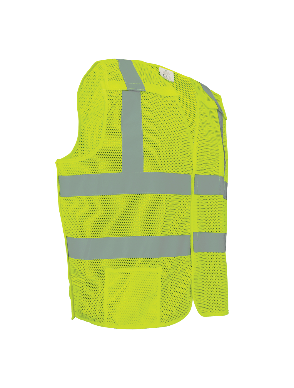 FrogWear® HV Yellow/Green Lightweight Mesh Polyester Breakaway Vest - GLO-01BA