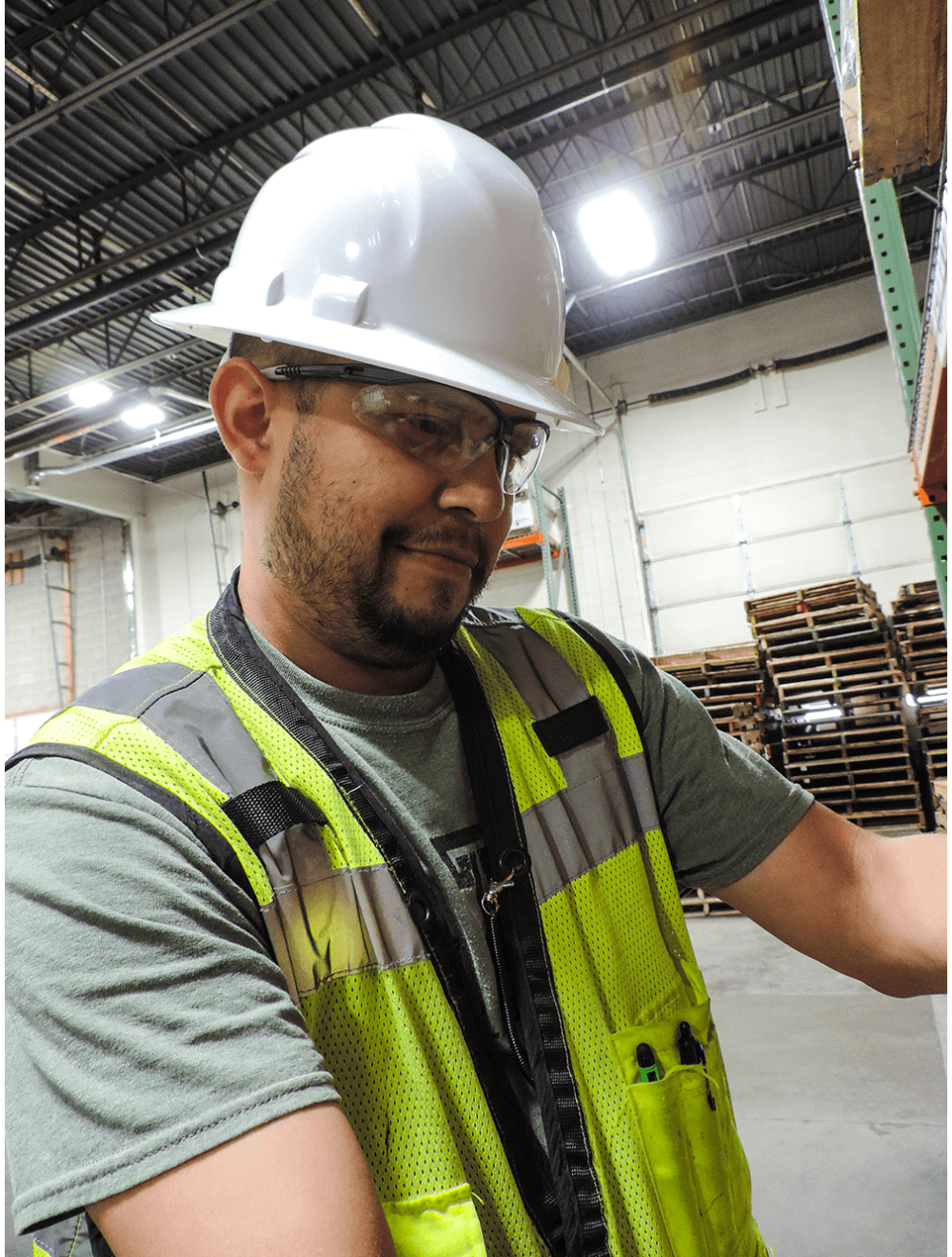 FrogWear® HV Lightweight High-Visibility Yellow/Green Mesh and Solid Surveyors Safety Vest - GLO-059